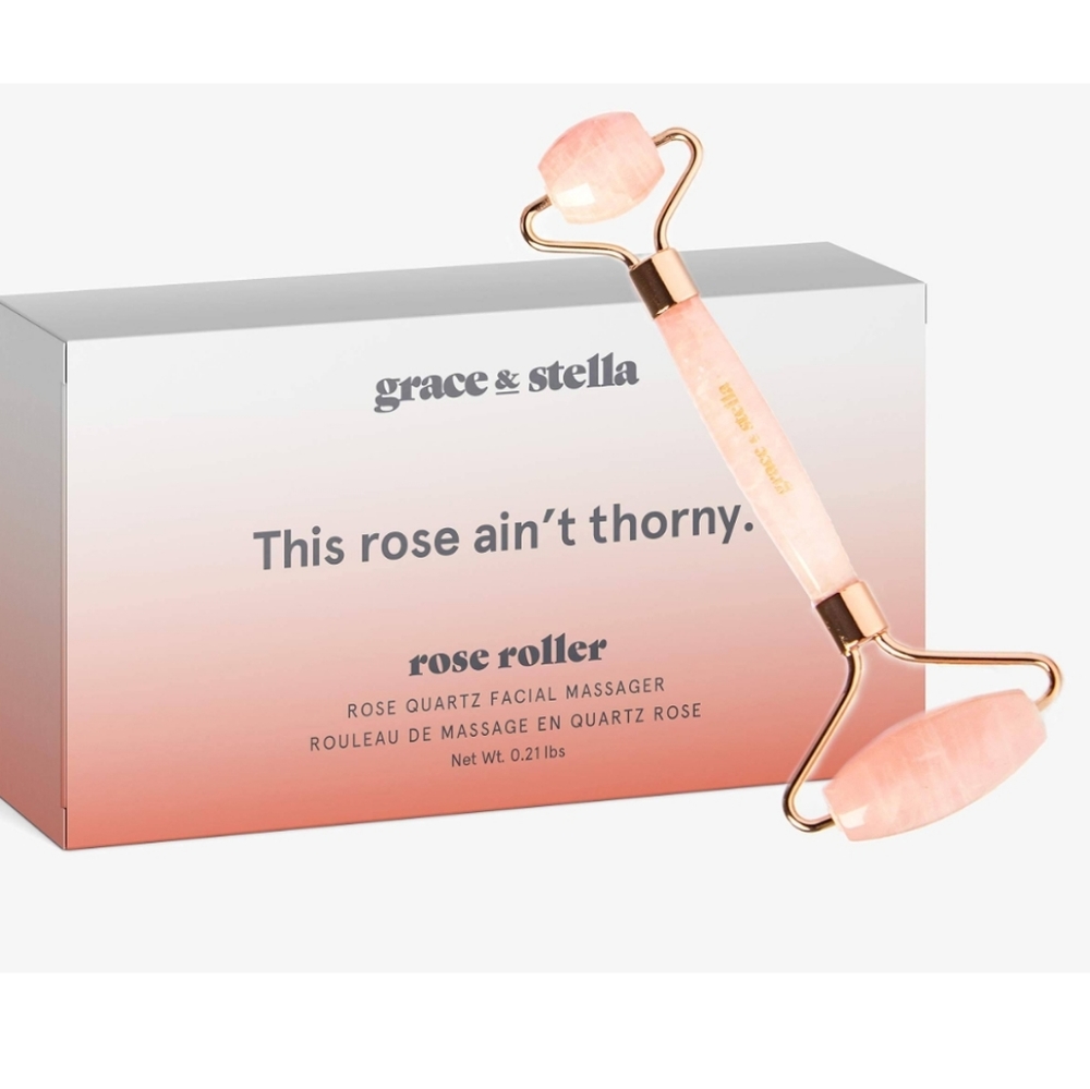 ☆Grace & Stella Rose Quarts Face Roller☆